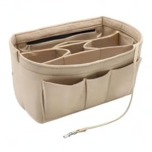 BIGOTRE【PURSE L】 Amazon.com: LEXSION Felt Insert Bag Organizer Bag In Bag For